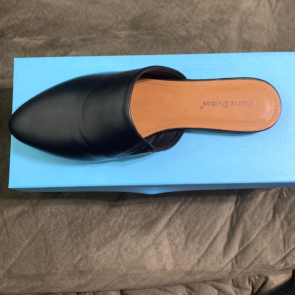 Pierre Dumas flats. Color black. Size 7. New in box.
